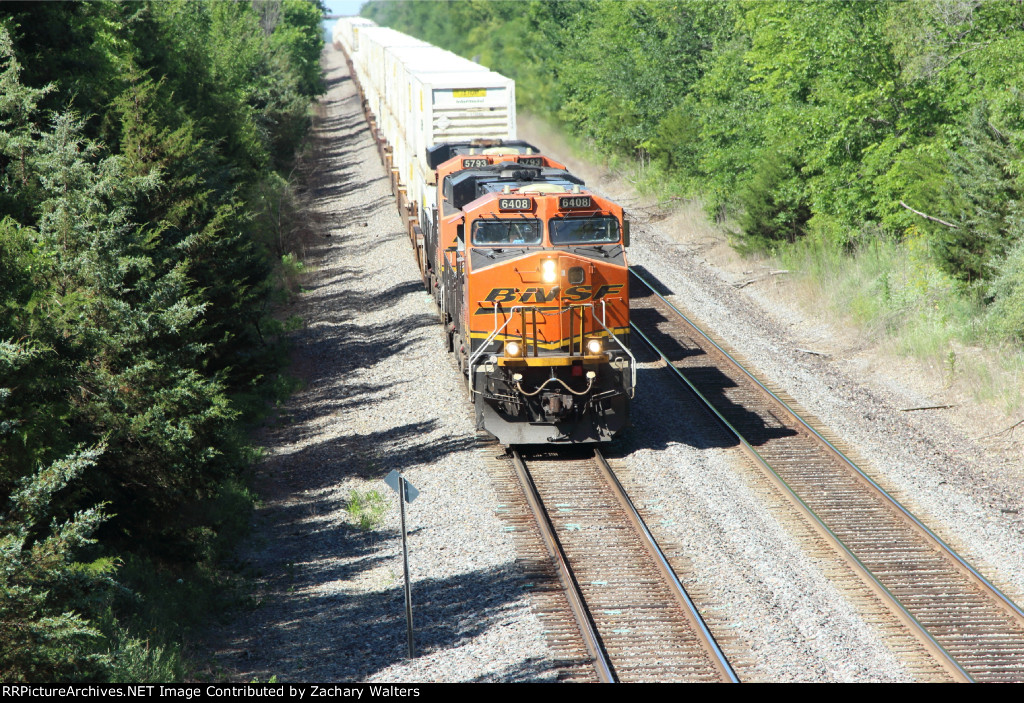 BNSF 6408 5793